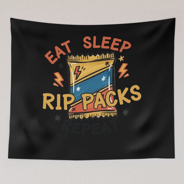 Item preview, Trading Card Collector Eat Sleep Rip Packs Repeat designed and sold by LuminOrb.
