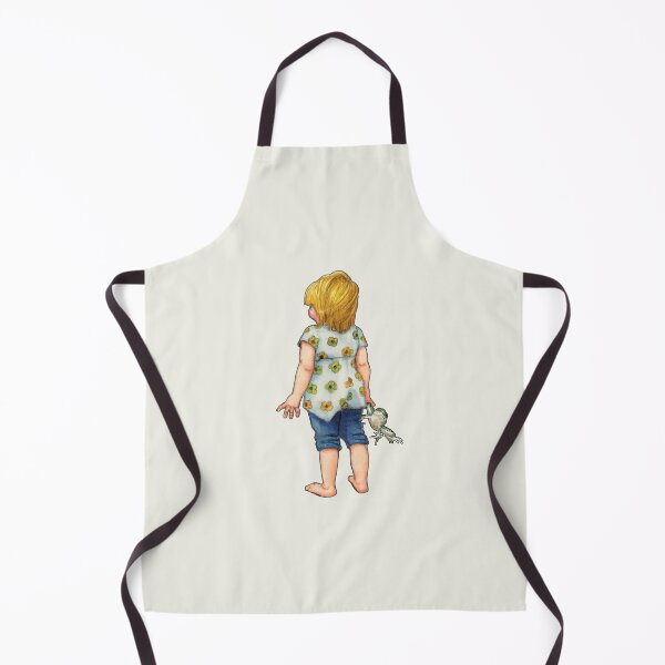 Item preview, Little Girl Holding a Big FROG, Illustration designed and sold by JoyfulWhimsy.