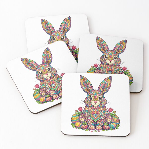 Item preview, Mandala Easter Bunny – Colorful, detailed premium Easter T-shirt design designed and sold by CoolContent Factory.