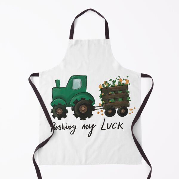 Item preview, Pushing My Luck Construction hand drawn St. Patrick's Day, Boys St Patrick's Shirt Png, Shamrock Png, Digital File designed and sold by Pragatee.