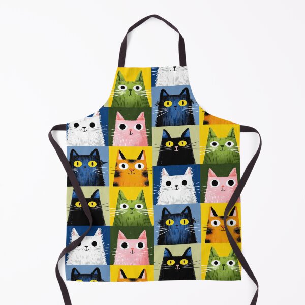 Item preview, Blue Tabby in the Grid designed and sold by Retro Type.