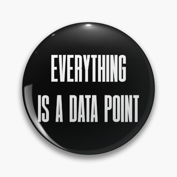 Item preview, Everything is a Data Point - Minimalist Tech Typography designed and sold by Vision Crafted.