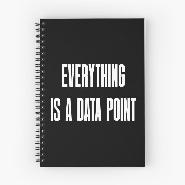Item preview, Everything is a Data Point - Minimalist Tech Typography designed and sold by Vision Crafted.
