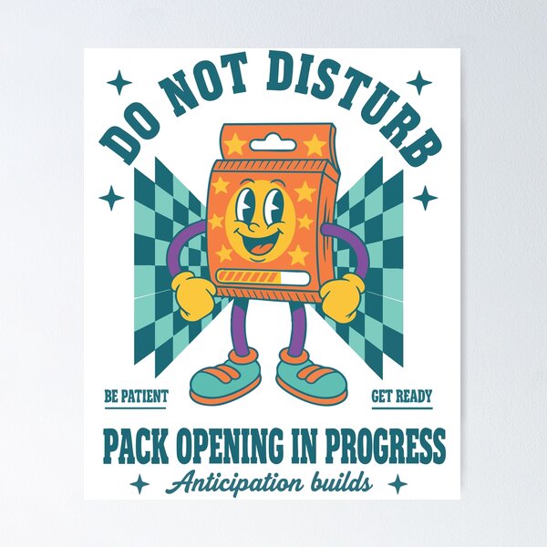 Item preview, Trading Card Do Not Disturb Pack Opening In designed and sold by LuminOrb.