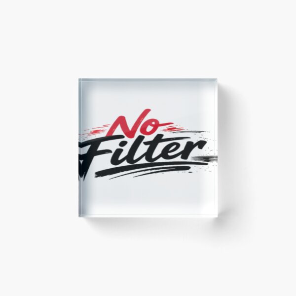 Item preview, Buy No Filter T-Shirt  designed and sold by Stefan Manuel.