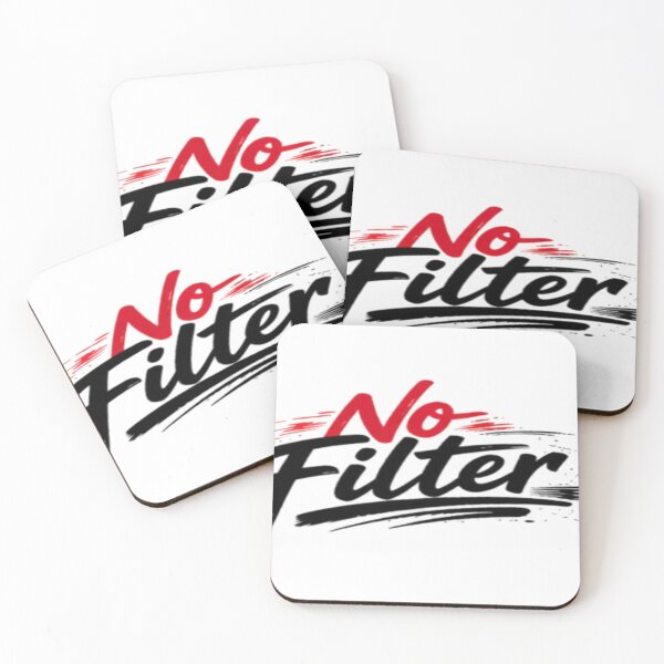 Item preview, Buy No Filter T-Shirt  designed and sold by Stefan Manuel.