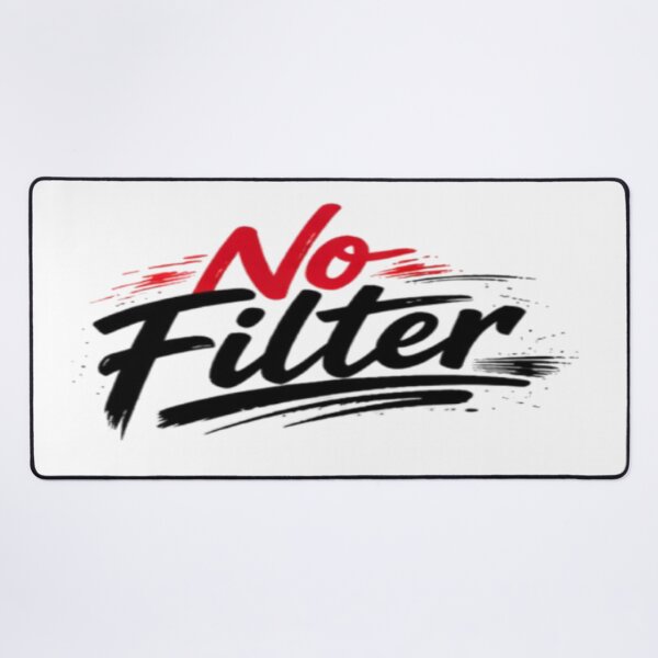 Item preview, Buy No Filter T-Shirt designed and sold by Stefan Manuel.