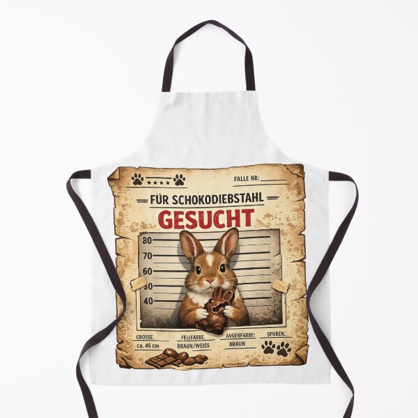 Item preview, Wanted for chocolate theft – Cute Easter bunny wanted poster T-shirt with humor designed and sold by CoolContent Factory.