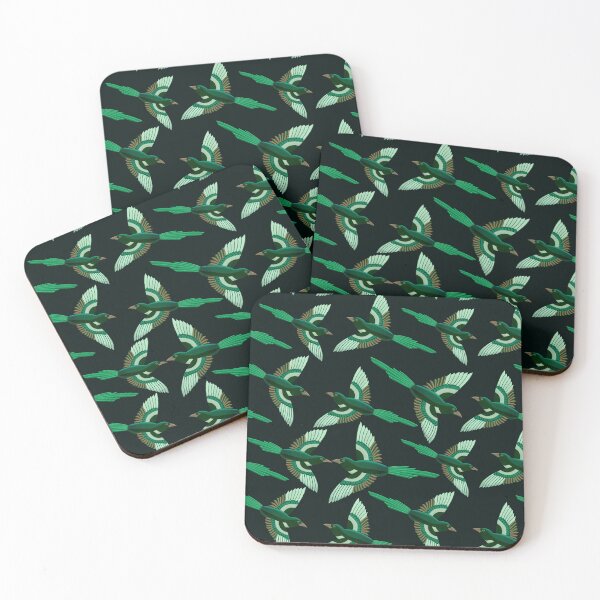 Item preview, Magpies Flying High Bird Pattern designed and sold by KateVanFloofno1.