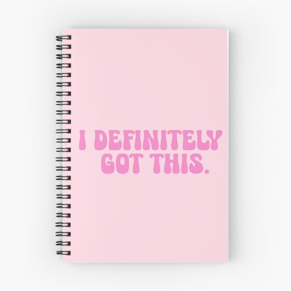 Item preview, I Definitely Got This Pink Motivation Quote  designed and sold by CamilasPrints.