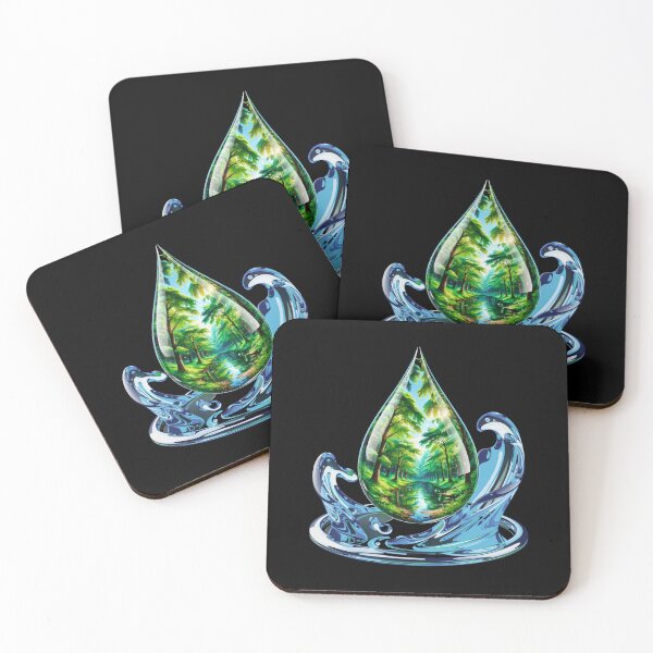 Item preview, Glossy Nature Drop Tech Aesthetic designed and sold by SignumShop.