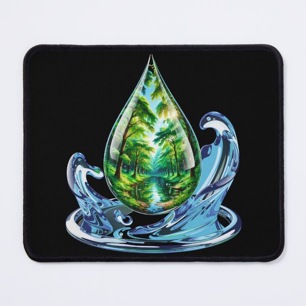 Item preview, Glossy Nature Drop Tech Aesthetic designed and sold by SignumShop.