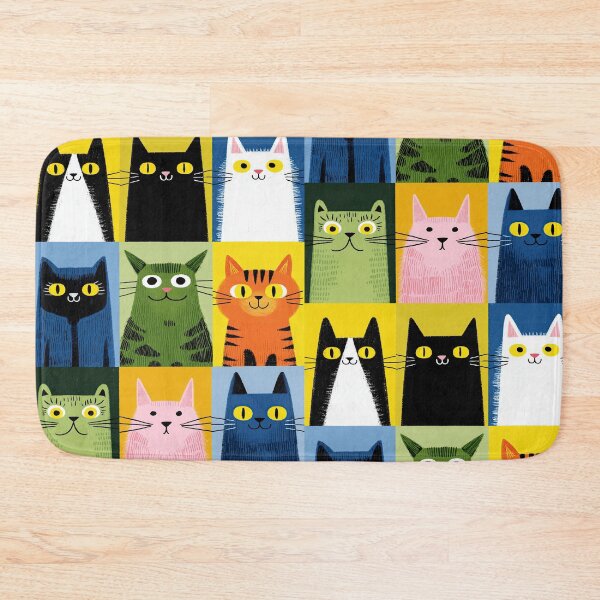 Item preview, Simple Lines, Sweet Felines designed and sold by Retro Type.