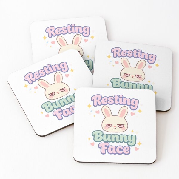 Item preview, Resting Bunny Face - Easter Cute Pastel Bunny Design  designed and sold by KALDESIGNS777.