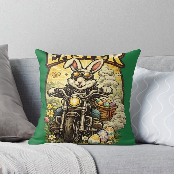 Item preview, Happy Easter Biker Bunny Shirt – Funny Motorcycle Easter Rabbit Design designed and sold by DPSz.