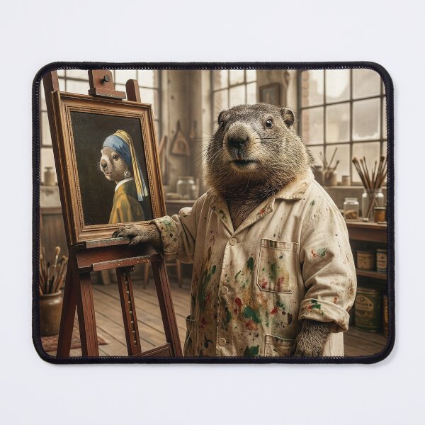 Item preview, Groundhog Artist Reveals Masterpiece designed and sold by Tridentulus.