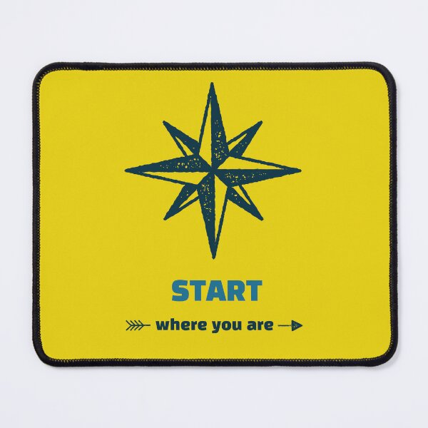 Item preview, Start where you are t-shirt designed and sold by Thoughts into Threads.