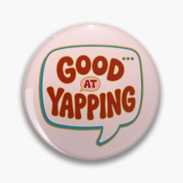Item preview, Good at Yapping Funny Bold Typography designed and sold by M&A Design House.