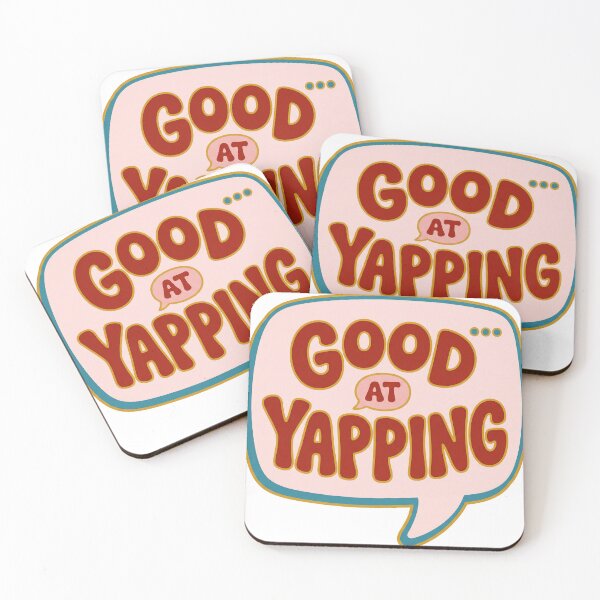 Item preview, Good at Yapping Funny Bold Typography designed and sold by M&A Design House.