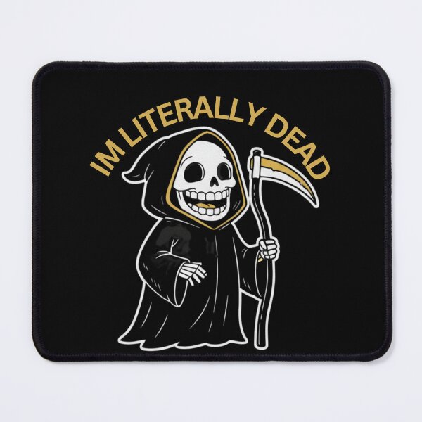 Item preview, Cheerful Grim Reaper Grimace Digital Vector Illustration Art designed and sold by flidesign .