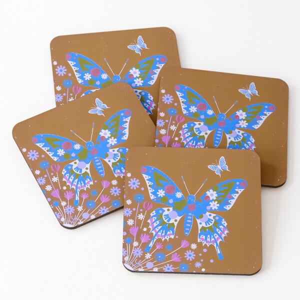 Item preview, Blooming Wings – Botanical Butterfly Art designed and sold by joycrysstudio.