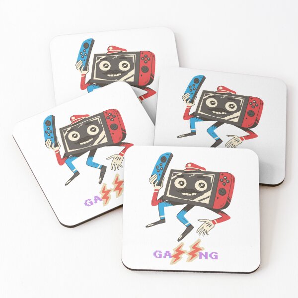 Item preview, Funny Retro Gaming Console Cartoon - Cute Gamer Design. designed and sold by LunaPrintCo.