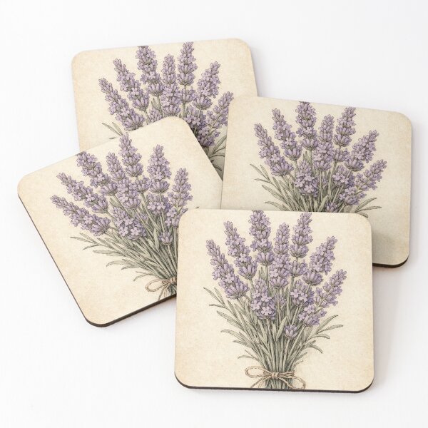 Item preview, Vintage Lavender Bouquet Print - Rustic Cottagecore Botanical Wall Art designed and sold by Darlin8888.