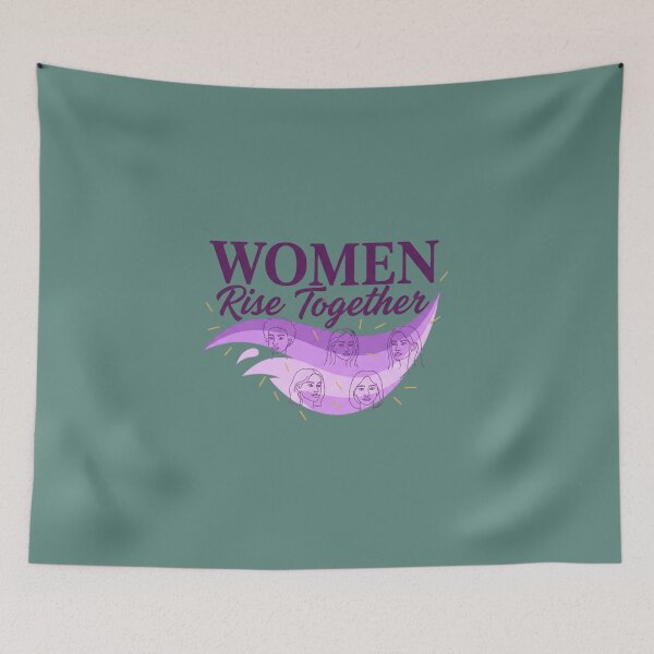 Item preview, Women Rise Together: Empowered Female Unity designed and sold by InkWeaveShop.