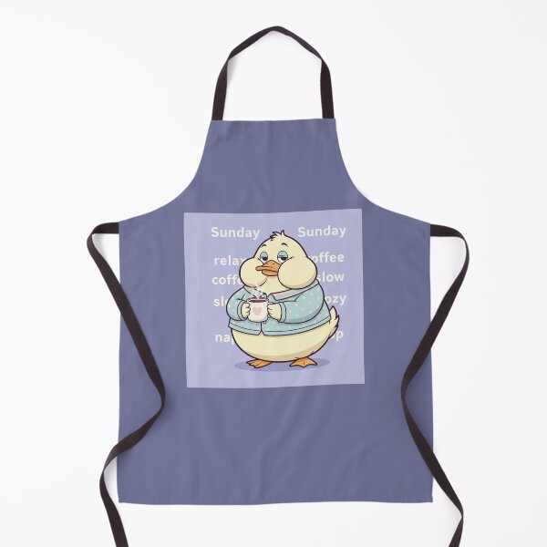 Item preview, Cute Duck Sunday Club - Relax, Coffee, Nap - Sunday Coffee Mood designed and sold by EnlightArt.