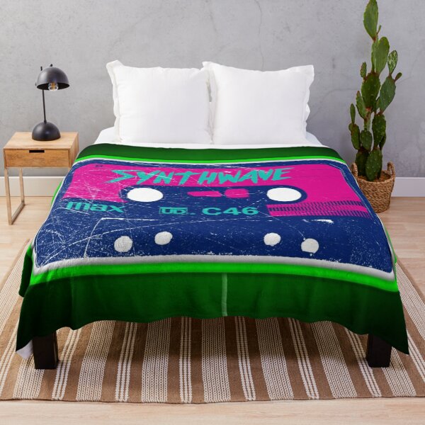 Item preview, Neon Synthwave Cassette – Retro 80s Cyberpunk Aesthetic Design designed and sold by DPSz.