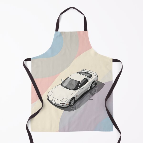 Item preview, White Mazda RX-7 FD Poster JDM Soft Art designed and sold by Motorline44.