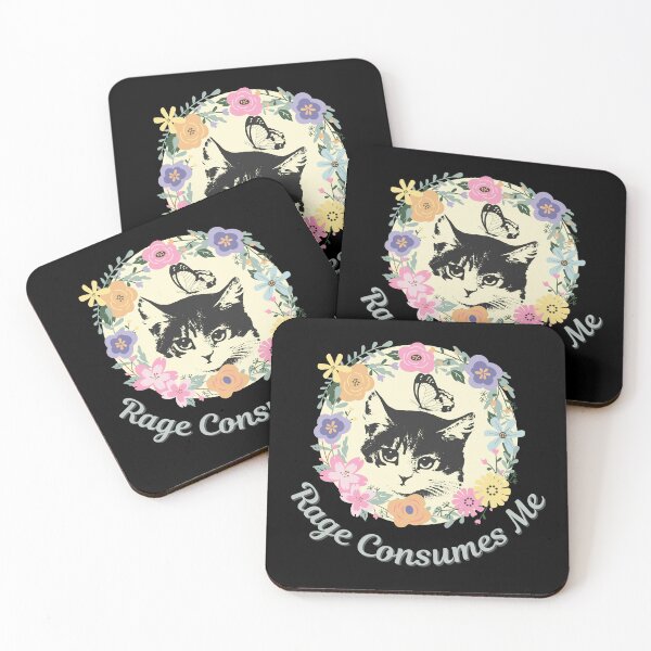 Item preview, Cute Cat Rage Consumes Me designed and sold by Diodak.