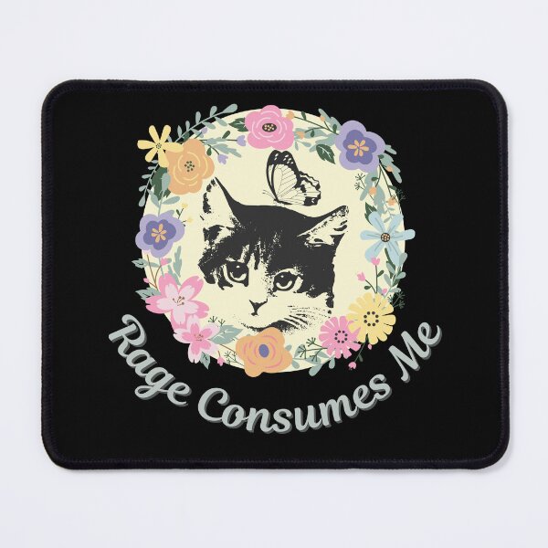 Item preview, Cute Cat Rage Consumes Me designed and sold by Diodak.
