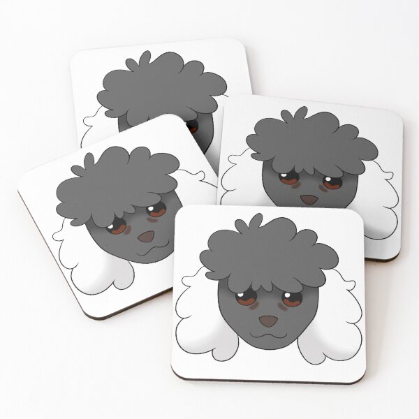 Item preview, Dark Grey Standard Cut Poodle White Ears Tear Stains designed and sold by OliRoseArt.