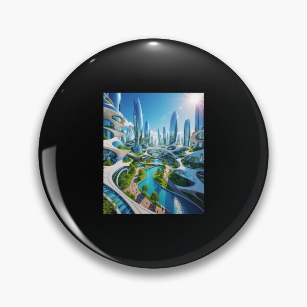 Item preview, Utopian Eco-City Future designed and sold by SignumShop.