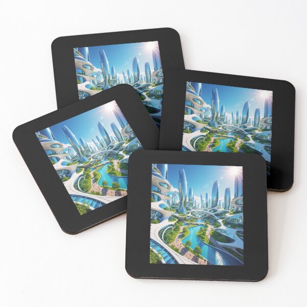 Item preview, Utopian Eco-City Future designed and sold by SignumShop.