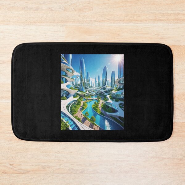 Item preview, Utopian Eco-City Future designed and sold by SignumShop.