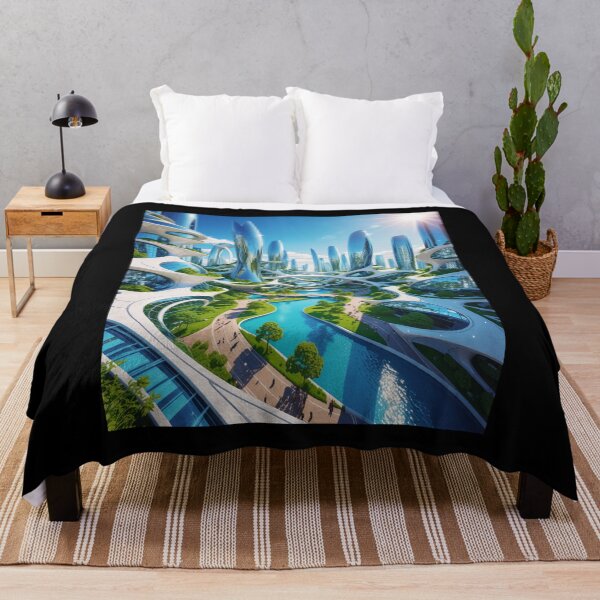 Item preview, Utopian Eco-City Future designed and sold by SignumShop.