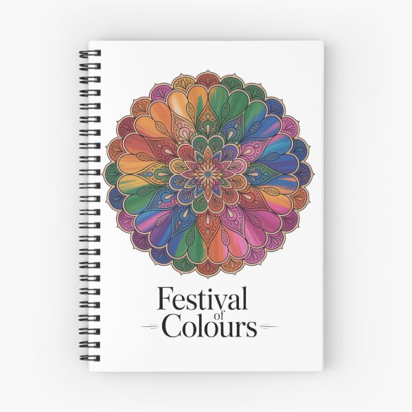 Item preview, Festival of Colours Mandala Shirt | Holi Festival Rainbow Rangoli Mandala Art Indian Spring Celebration Tee designed and sold by DarylWelsh2024.