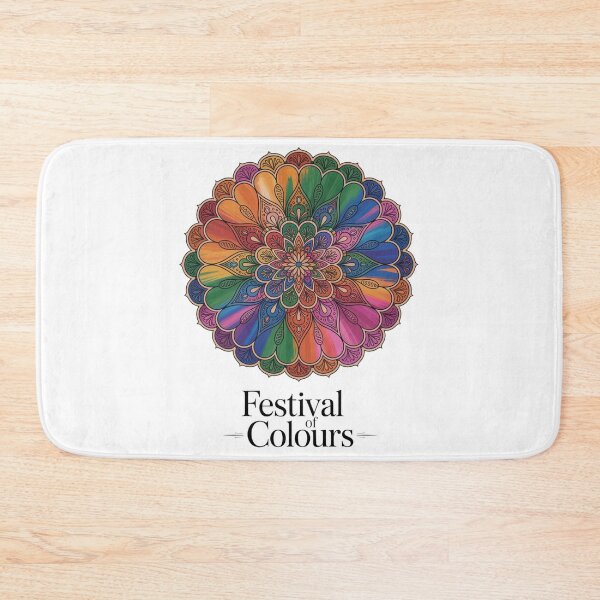 Item preview, Festival of Colours Mandala Shirt | Holi Festival Rainbow Rangoli Mandala Art Indian Spring Celebration Tee designed and sold by DarylWelsh2024.