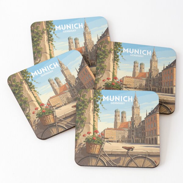 Item preview, Munich Germany - Travel art designed and sold by Marciolini.