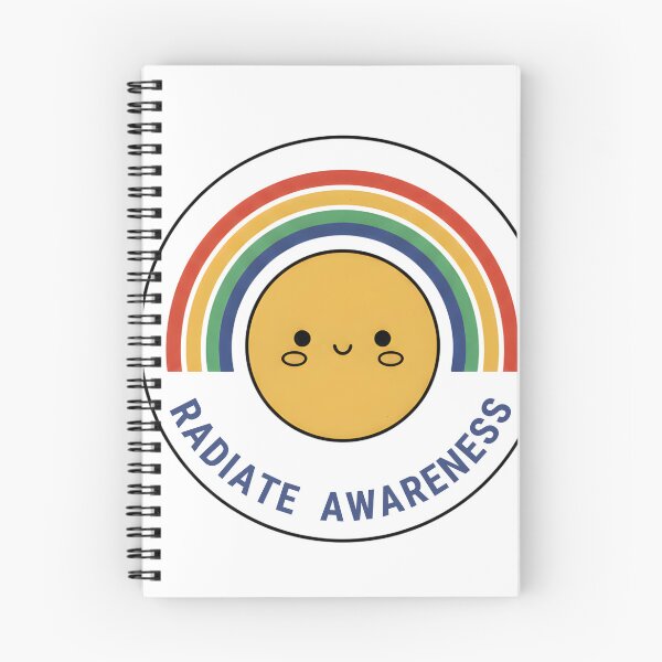 Item preview, Radiate Positivity Awareness Cute Rainbow Sun Digital Illustration designed and sold by flidesign .