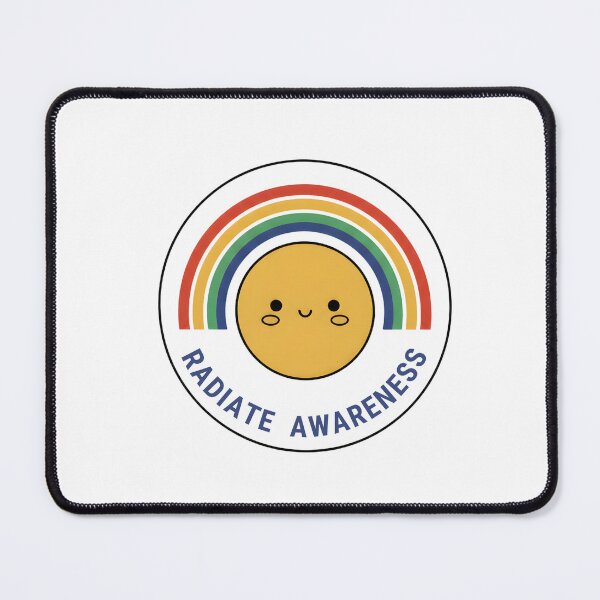 Item preview, Radiate Positivity Awareness Cute Rainbow Sun Digital Illustration designed and sold by flidesign .
