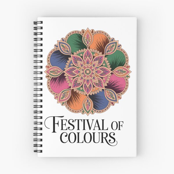 Item preview, Holi Festival Mandala Shirt | Deep Jewel Tone Rangoli Powder Burst Indian Spring Celebration Tee designed and sold by DarylWelsh2024.