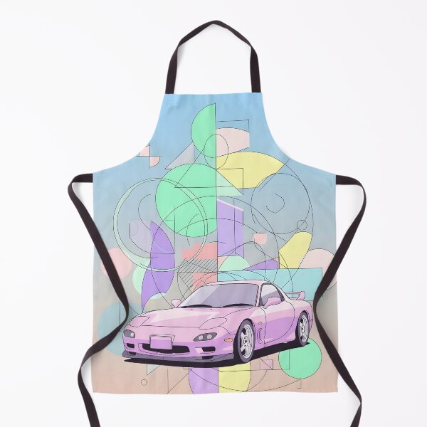 Item preview, Pink Mazda RX-7 FD Poster JDM Wall Art designed and sold by Motorline44.