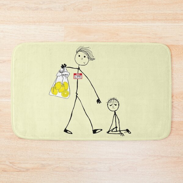 Item preview, Funny I Don't Want Any Lemons, Life Pithy Stick Figure Art designed and sold by DizzyButterfly.