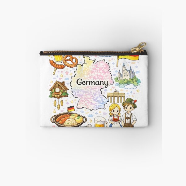 Item preview, Cute Kawaii Germany Map Illustration designed and sold by MIArt Studio.