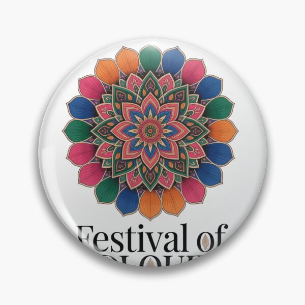 Item preview, Holi Festival Jewel Tone Floral Mandala Shirt | Indian Rangoli Lotus Mandala Spring Celebration Tee designed and sold by DarylWelsh2024.