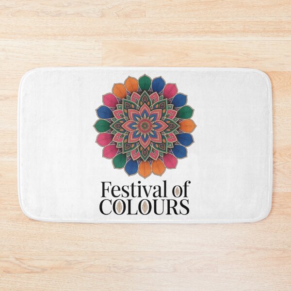 Item preview, Holi Festival Jewel Tone Floral Mandala Shirt | Indian Rangoli Lotus Mandala Spring Celebration Tee designed and sold by DarylWelsh2024.