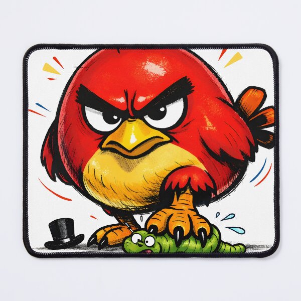 Item preview, Even Here There Is Hierarchy Barnaby The Ominous Angry Baby Chick Dark Humor Sarcastic Quote Wall Art Existential Dread Aesthetic Bird Illustration Funny Office Decor Sarcasm Poster designed and sold by Vivaan Studio.